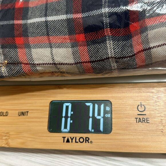 WHITE CROW BOHO WESTERN‎ PLAID BACK DESIGN HI LOW BUTTON UP FLANNEL SHIRT XS - Picture 7 of 8